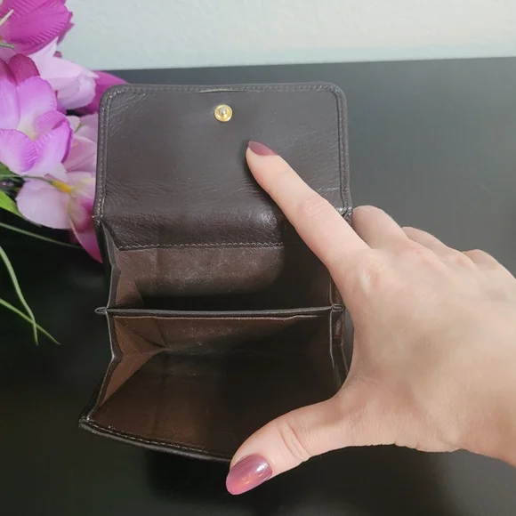 Gucci Vintage bamboo leather wallet - Picture 9 of 16